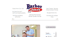 Desktop Screenshot of barberjohns.com